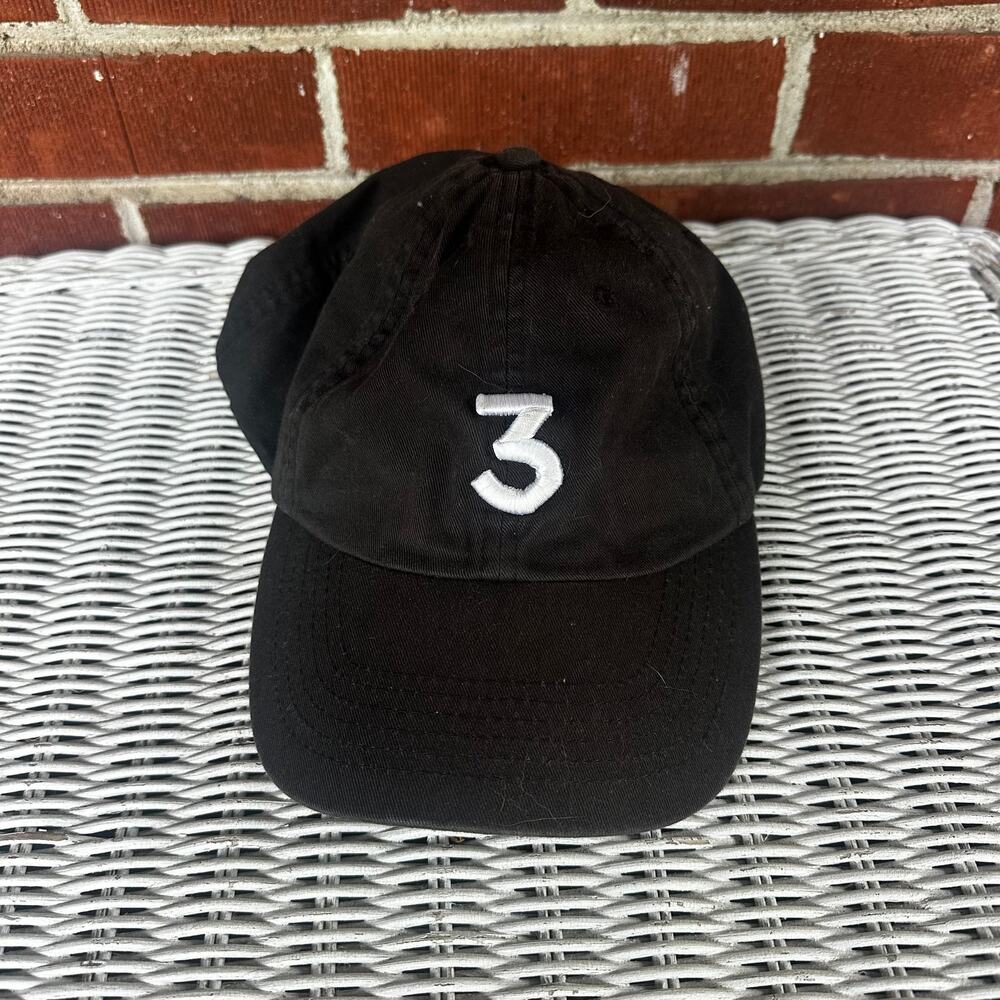 Chance the Rapper 3 Black Adjustable Dad Hat Coloring Book Cap